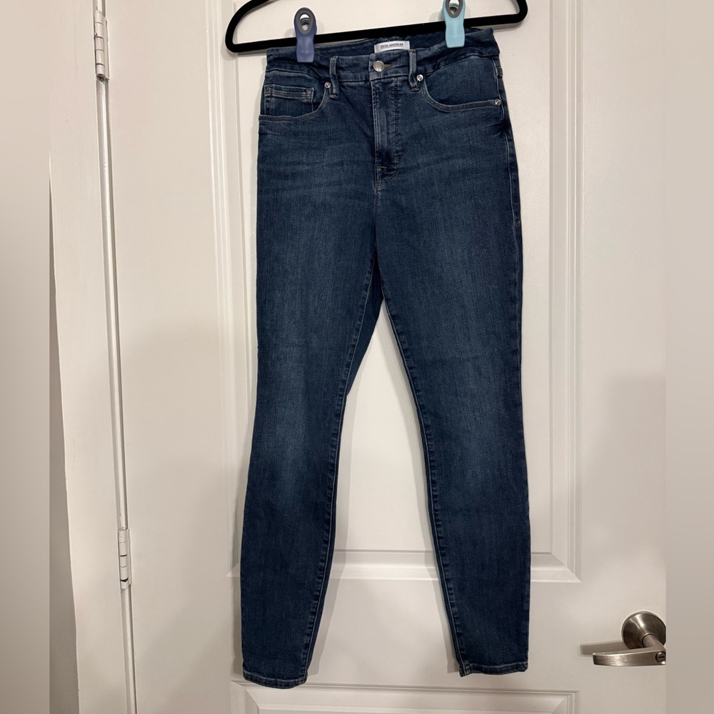 Good American Good Legs High Rise Skinny Distressed Jeans Size 6/28